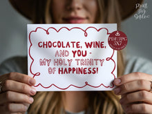 PRINTABLE Cute Galentine's Day Card, Best Friend Card, Trendy Gift, Friendship Card, Anti Valentine, Funny Card