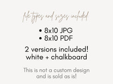 First Day of Preschool Sign Printable, Back to School Sign, Clean + Chalkboard 1st Day Preschool Poster for Boy or Girl