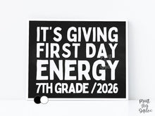Funny First Day of 7th Grade Sign Printable, Back to School Sign, Clean + Chalkboard 1st Day Seventh Grade Poster for Boy or Girl