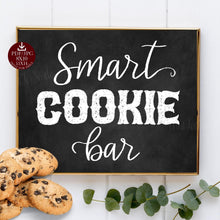 Smart Cookie Bar Sign PRINTABLE Chalkboard Graduation Party, Grad Party Decor, Graduation Sign