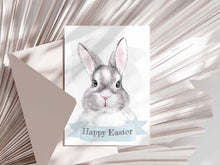 Easter Card Printable Bunny Happy