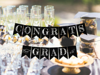 Congrats Grad Banner Graduation 2025 Printable