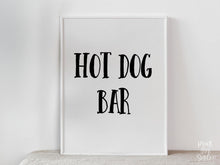 PRINTABLE Hot Dog Bar Sign Graduation Sign, Grad Party Decor, Table Sign