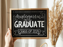 Kindergarten Graduate Sign Printable Graduation 2025