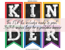 First Day Of Kindergarten Banner PRINTABLE