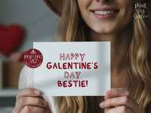 Happy Galentine's Day Bestie Card PRINTABLE Trendy