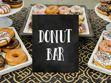 Donut Bar Sign, PRINTABLE Graduation Sign, Chalkboard Graduation Party Decorations, Table Sign, Grad Party Decor