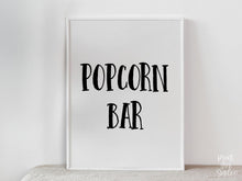 Popcorn Bar Sign Grad PRINTABLE Graduation Sign, Grad Party Decor, Table Sign, College Graduation Decorations