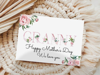 Granny Mothers Day Card Printable Gifts Happy