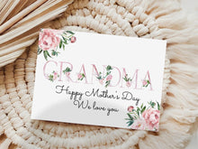 Grandma Mothers Day Card, Printable Mother's Day Card, Mother's Day Grandma