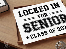 First Day Of Senior Year Sign Boy Girl Printable, 1st Day 12th Grade Bold Clean Minimalist Back To School Sign
