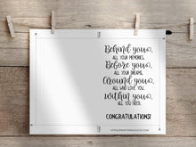 Graduation Card Her Him Gift Printable Behind You All Your Memories