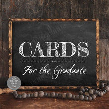 Cards For The Graduate Sign PRINTABLE Chalkboard