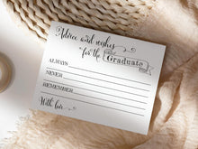 Graduation Advice And Wishes Cards Sign PRINTABLE Party Decorations