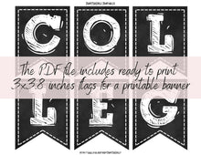 First Day Of College Banner PRINTABLE
