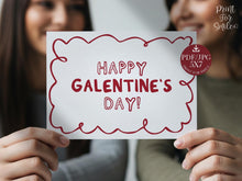 Happy Galentines Day Card PRINTABLE, Trendy Cute Anti Valentines