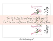 Happy Mothers Day Card From Daughter Son Kids Printable