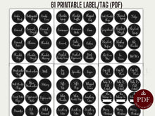 Hot Chocolate Bar Labels Sign PRINTABLE Tags