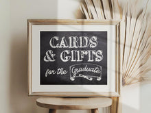 Cards And Gifts Sign PRINTABLE Graduation Chalkboard