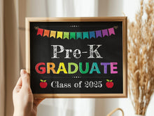 PRINTABLE Pre-K Graduate Sign, Graduation Sign, Last Day Of Pre-K Sign, Photo Prop 2025