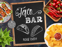 Graduation Taco Bar Sign PRINTABLE Graduation Party Decorations