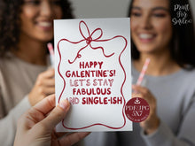 Cute Galentine's Day Card PRINTABLE, Trendy Best Friend Card, Bestie Gift, BFF Card