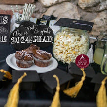 Graduation Cupcake Toppers 2024 PRINTABLE Chalkboard