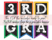 First Day Of 3rd Grade Banner PRINTABLE