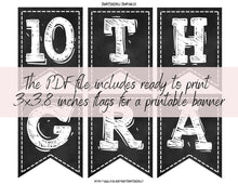 First Day Of 10th Grade Banner PRINTABLE