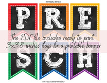 First Day Of Preschool Banner PRINTABLE