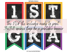 First Day Of 1st Grade Banner PRINTABLE