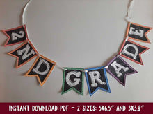 First Day Of 2nd Grade Banner PRINTABLE