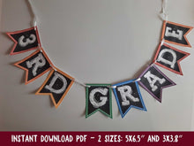 First Day Of 3rd Grade Banner PRINTABLE