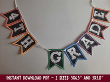 First Day Of 4th Grade Banner PRINTABLE