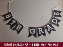 First Day Of 8th Grade Banner PRINTABLE