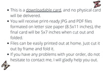 Veterans Day Card PRINTABLE Thank A Veteran