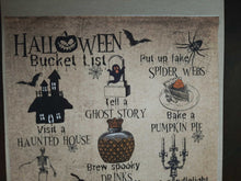 Halloween Bucket List PRINTABLE Decor Sign Print Poster