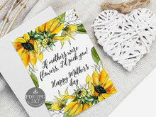 Mother's Day Card Printable, Happy Mother's Day Card Sunflowers