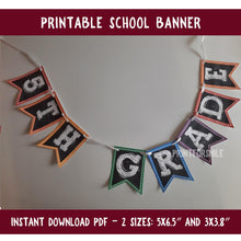 First Day Of 5th Grade Banner PRINTABLE
