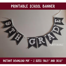 First Day Of 9th Grade Banner PRINTABLE