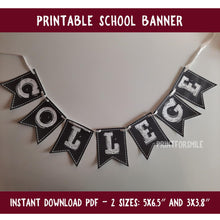 First Day Of College Banner PRINTABLE