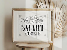 She Is One Smart Cookie Sign Graduation Party Decorations PRINTABLE