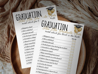 Graduation Has The Graduate Ever Game Printable College Graduation Party Class Of 2025
