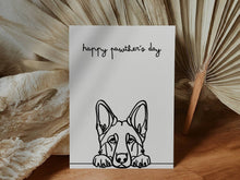 Printable Dog Dad Card Happy Fathers Day Gift Pawthers