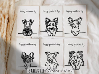 Dog Dad Fathers Day Dog Card Printable Gift