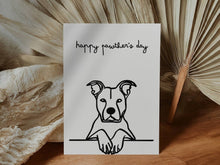 Happy Pawthers Day Card Printable Dog Dad Gift Fathers