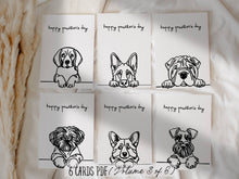 Printable Dog Dad Card Happy Fathers Day Gift Pawthers