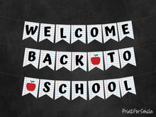 Welcome Back To School Banner PRINTABLE Pennant