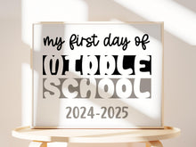 First Day Of Middle School Sign PRINTABLE, Instant Download, 1st Day Of School Sign