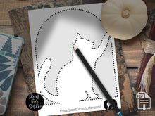 Cat Dog Pumpkin Carving Stencil Set - Printable Halloween Jack O' Lantern Templates - Instant Download